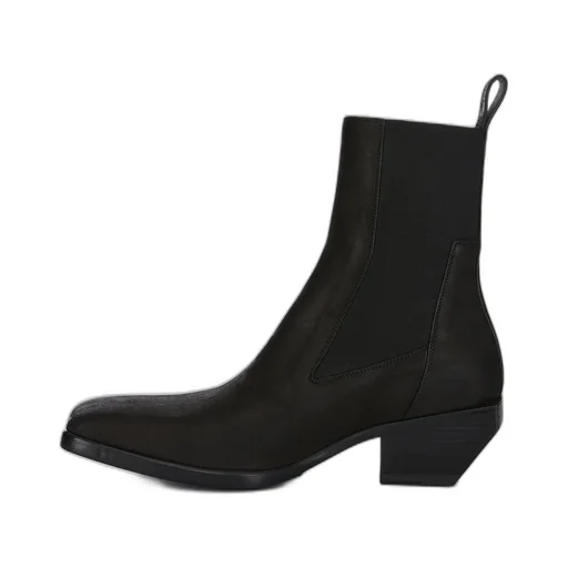 Rick Owens Concordians Heeled Sliver In Brown Nubuck