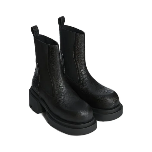 Rick Owens Concordians Beatle Bogun In Black American Bison