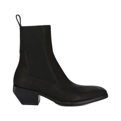 Rick Owens Concordians Heeled Sliver In Brown Nubuck