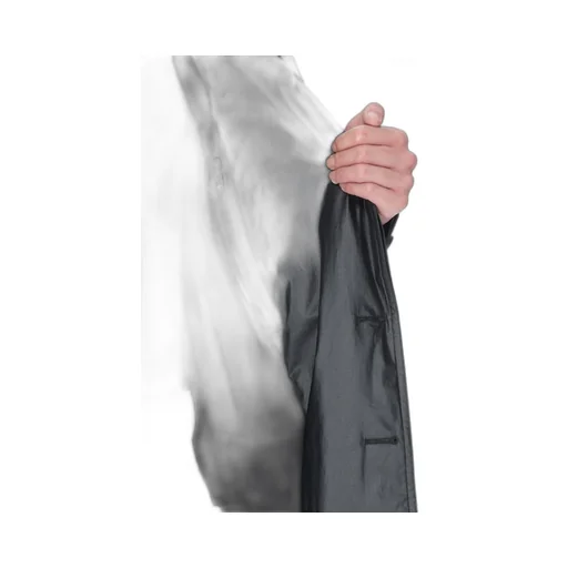 Rick Owens Concordians Mastotrench In Black Coated Poplin