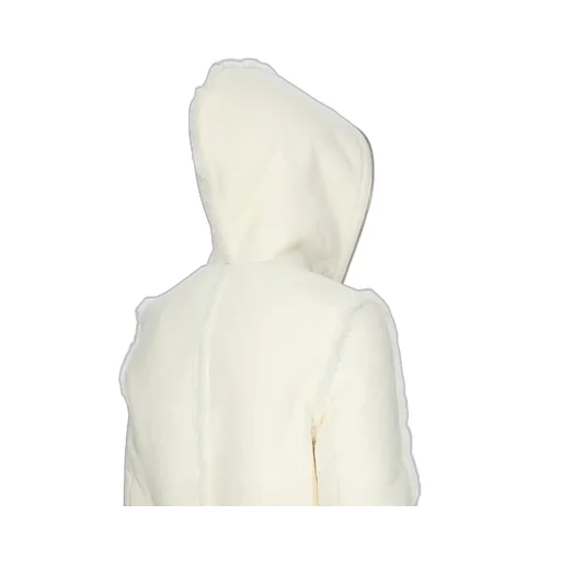 Rick Owens Concordians Gimp Klaus Coat In Milk Albino Shearling