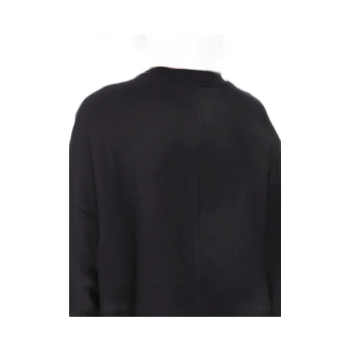 Champion X Rick Owens Jumbo Sweat In Black Compact Felpa Jersey