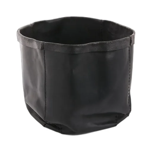 Rick Owens Corbeille In Black Leather