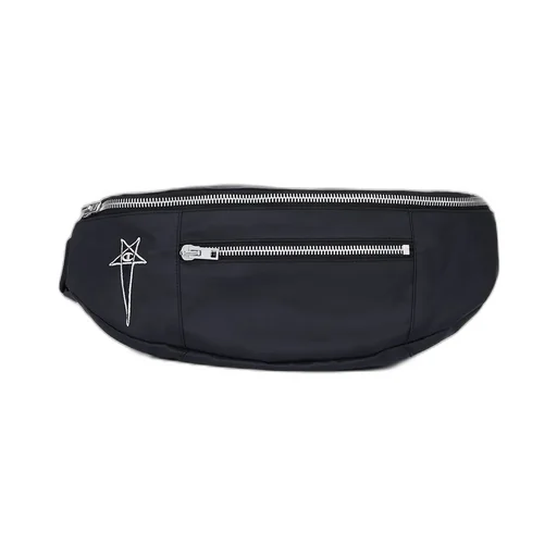 Champion X Rick Owens Bumbag In Black Light Nylon