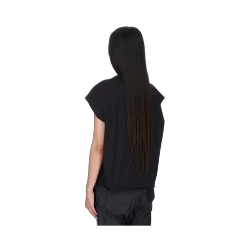 Champion X Rick Owens Micro Tatlin T In Black Cotton Jersey
