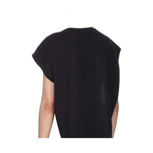 Champion X Rick Owens Micro Tatlin T In Black Cotton Jersey