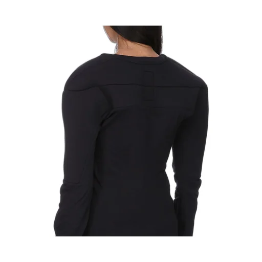 Champion X Rick Owens Girdered Harness In Black Cotton Jersey