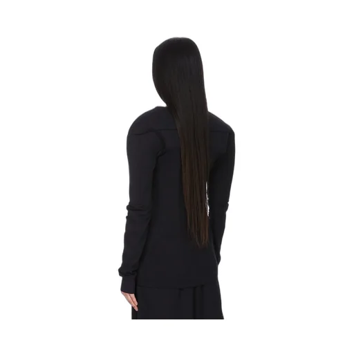Champion X Rick Owens Girdered Harness In Black Cotton Jersey