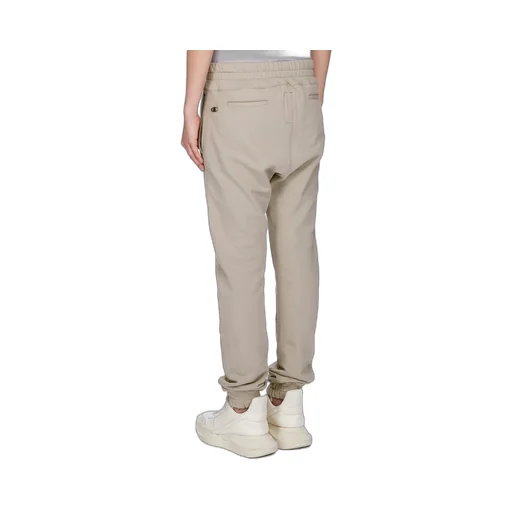 Champion X Rick Owens Joggers In Pearl Compact Felpa Jersey