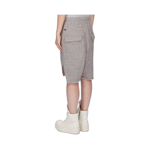 Champion X Rick Owens Beveled Pods In Grey Melange Melange Felpa Jersey