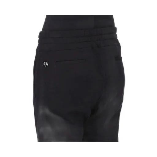 Champion X Rick Owens Joggers In Black Compact Felpa Jersey