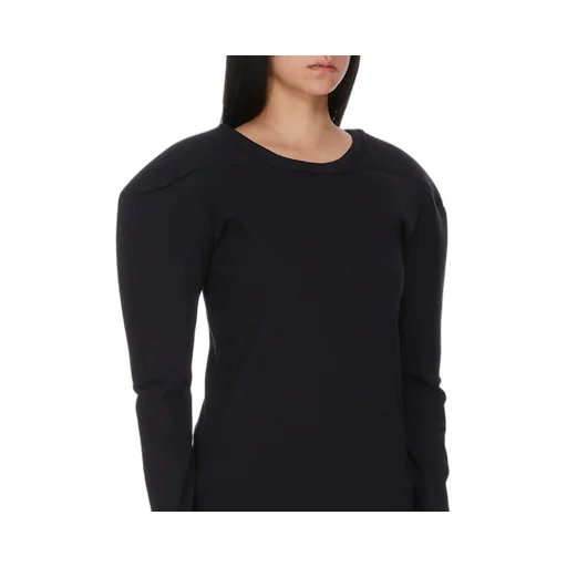 Champion X Rick Owens Girdered Harness In Black Cotton Jersey