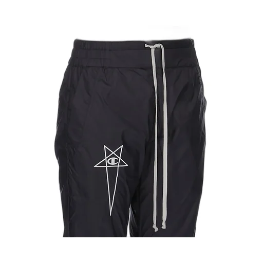 Champion X Rick Owens Joggers In Black Light Nylon