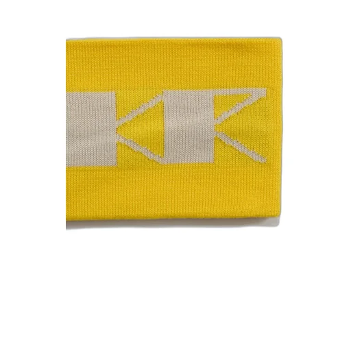 Drkshdw Concordians Headband In Lemon/Pearl Cotton Knit