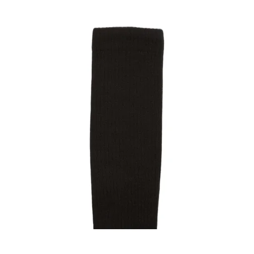 Drkshdw Concordians Cunty Knee High Socks In Black/Pearl Cotton Knit