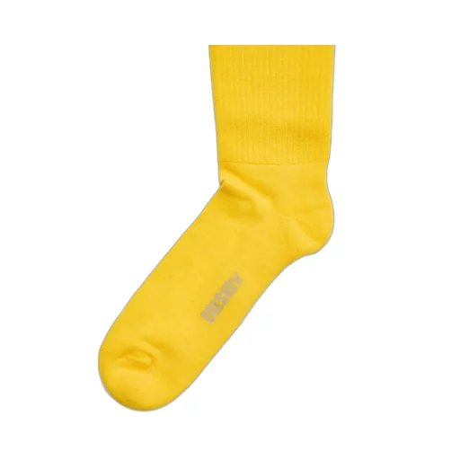 Drkshdw Concordians Cunty Knee High Socks In Cotton Knit