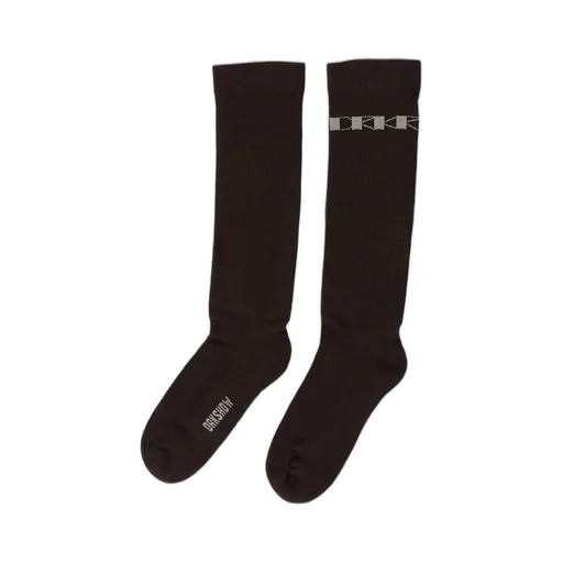 Drkshdw Concordians Drkshdw Knee High Socks In Drkdust/Pearl Cotton Knit