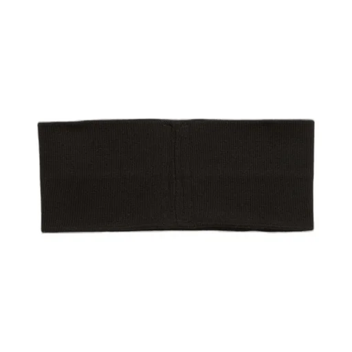 Drkshdw Concordians Headband In Black/Pearl Cotton Knit