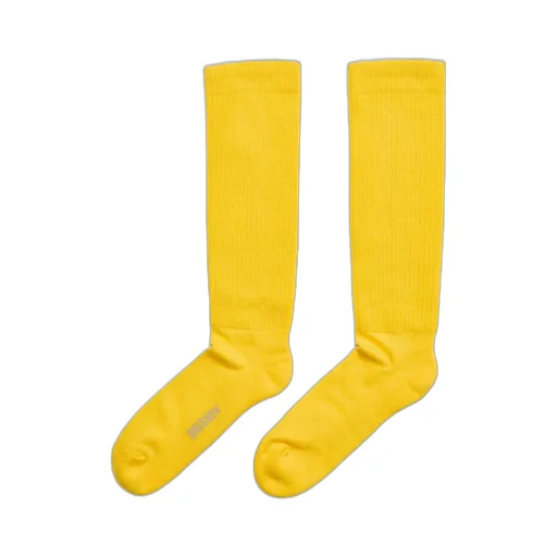 Drkshdw Concordians Cunty Knee High Socks In Cotton Knit
