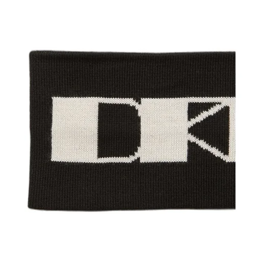 Drkshdw Concordians Headband In Black/Pearl Cotton Knit