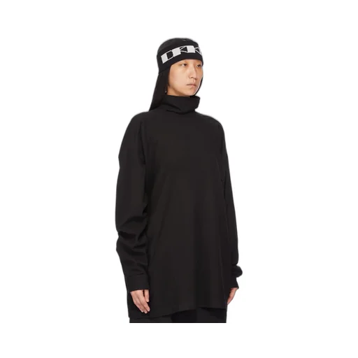 Drkshdw Concordians Headband In Black/Pearl Cotton Knit