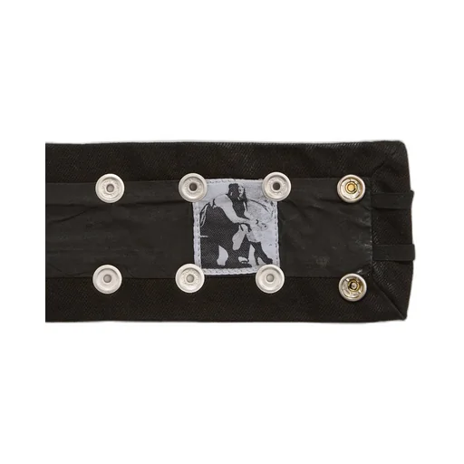 Drkshdw Concordians Strobe Neck Band In 13Oz Black Wax Denim