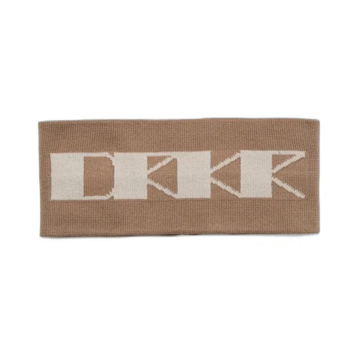 Drkshdw Concordians Headband In Dirty Pearl/Pearl Cotton Knit