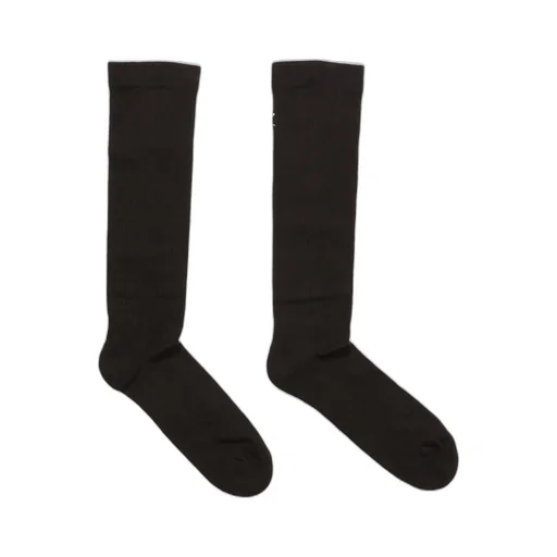 Drkshdw Concordians Pentagram Knee High Socks In Black/Pearl Cotton Knit