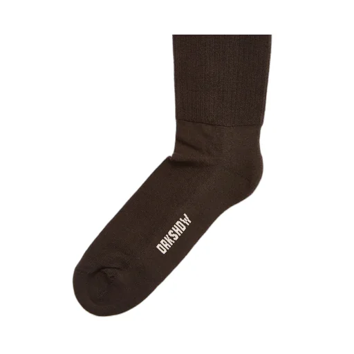 Drkshdw Concordians Cunty Knee High Socks In Drkdust/Pearl Cotton Knit