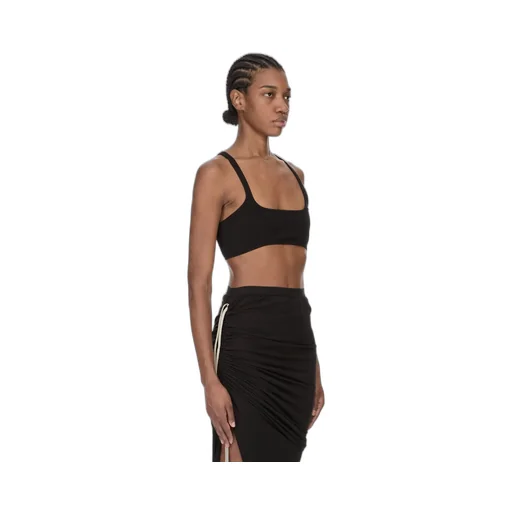 Drkshdw Temple Unhorny T In Black Medium Weight Cotton Jersey
