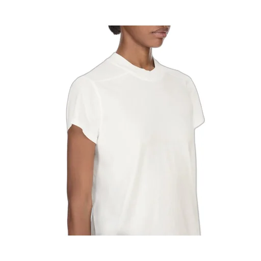 Drkshdw Temple Small Level T In Milk Medium Weight Cotton Jersey