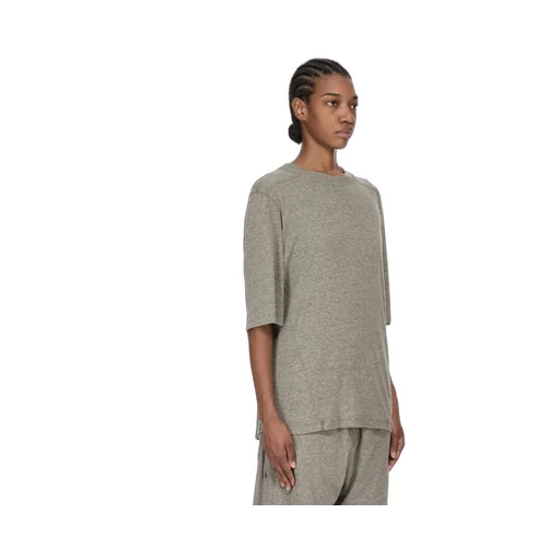 Drkshdw Temple Walrus T In Grey Melange Jersey