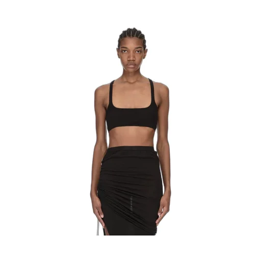 Drkshdw Temple Unhorny T In Black Medium Weight Cotton Jersey