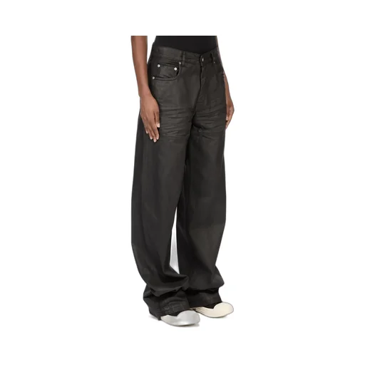 Drkshdw Temple Geth Jeans In Black 8Oz Deep Black Denim