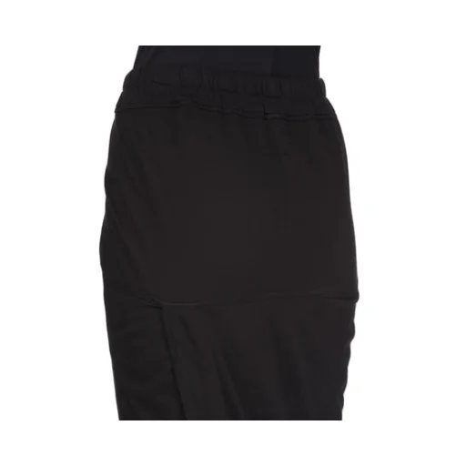 Drkshdw Temple Pull On Pillar Skirt In Black Medium Weight Cotton Jersey