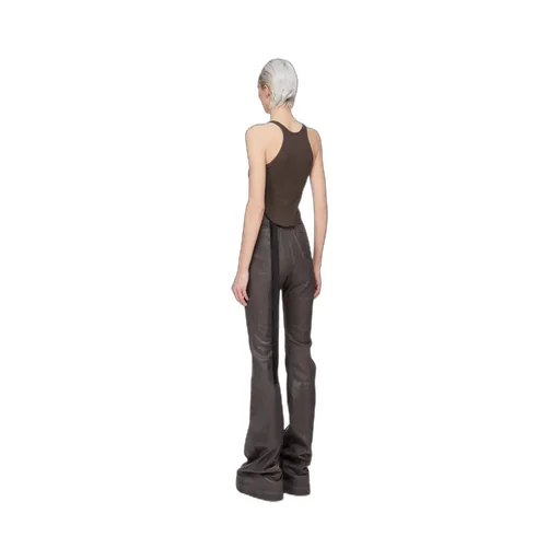 Drkshdw Concordians Basic Rib Tank In Darkdust Medium Weight Cotton Jersey