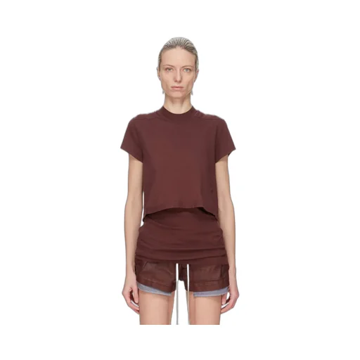 Drkshdw Concordians Cropped Small Level T In Scab Medium Weight Cotton Jersey
