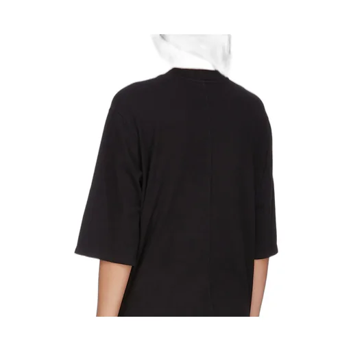 Drkshdw Concordians Walrus T In Black Double Brushed Jersey
