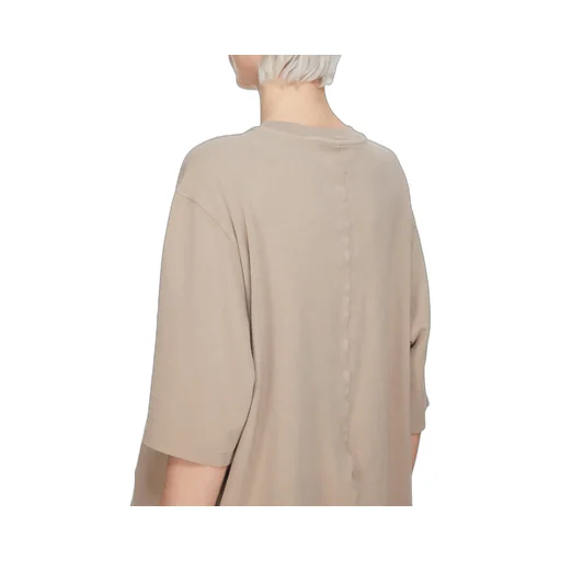 Drkshdw Concordians Walrus T In Dirty Pearl Double Brushed Jersey