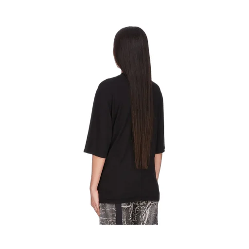 Drkshdw Concordians Walrus T In Black Double Brushed Jersey