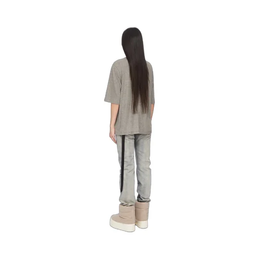 Drkshdw Concordians Walrus T In Melange Grey Jersey