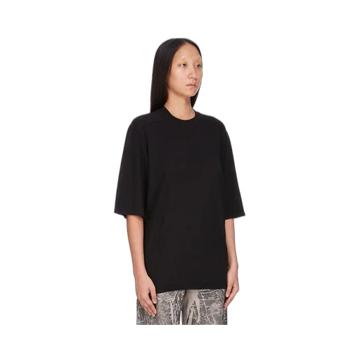 Drkshdw Concordians Walrus T In Black Double Brushed Jersey
