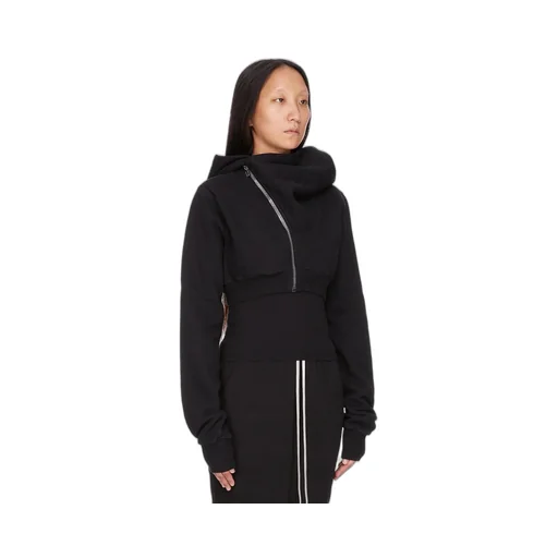 Drkshdw Concordians Micro Mountain Hoodie In Black Furka Heavy Sweatshirt