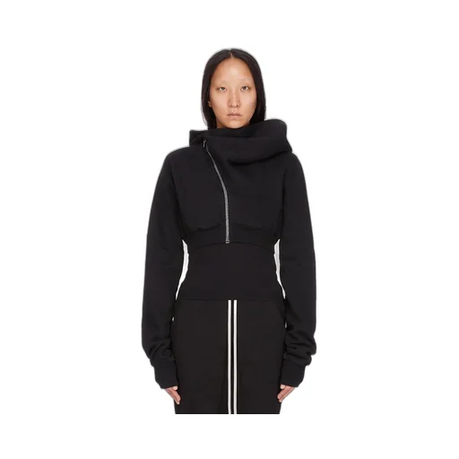 Drkshdw Concordians Micro Mountain Hoodie In Black Furka Heavy Sweatshirt
