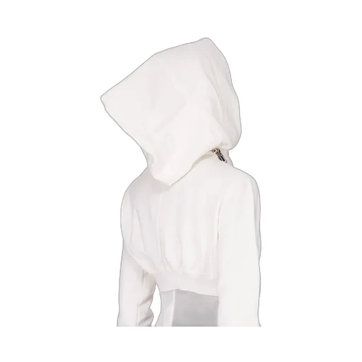 Drkshdw Concordians Micro Mountain Hoodie In Milk Furka Heavy Sweatshirt