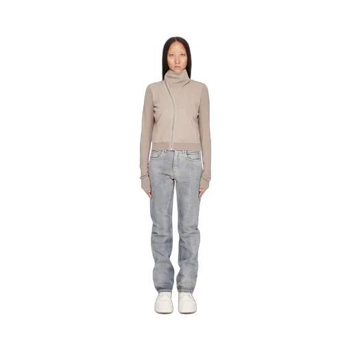 Drkshdw Concordians Mountain Sweat In Dirty Pearl Compact Heavy Jersey