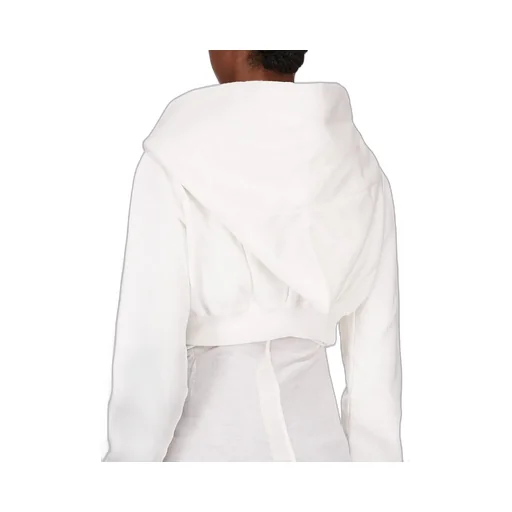 Drkshdw Concordians Micro Mountain Hoodie In Milk Furka Heavy Sweatshirt