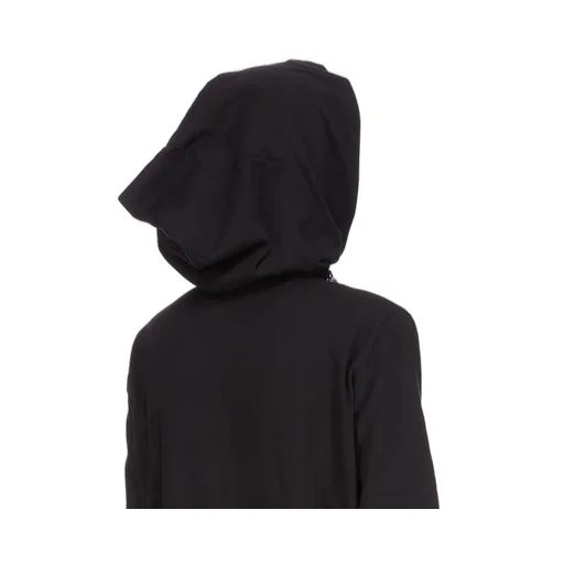 Drkshdw Concordians Mountain Hoodie In Black Compact Heavy Jersey