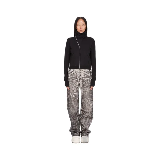 Drkshdw Concordians Mountain Sweat In Black Compact Heavy Jersey