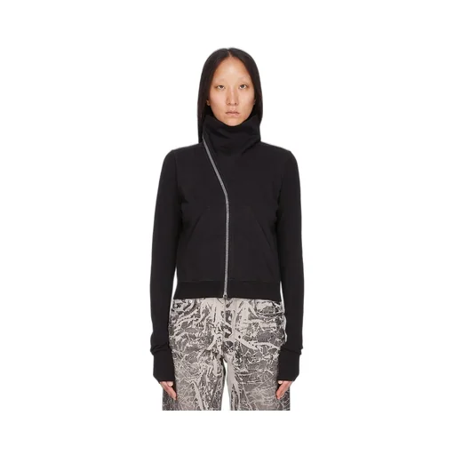 Drkshdw Concordians Mountain Sweat In Black Compact Heavy Jersey